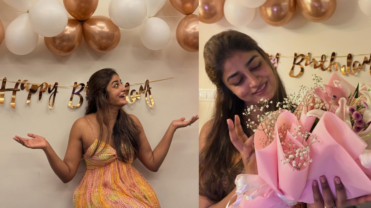 Dimple Hayathi : డస్కీ బ్యూటీ డింపుల్ హయతి బర్త్ డే సెలబ్రేషన్స్.. ఫొటోలు..