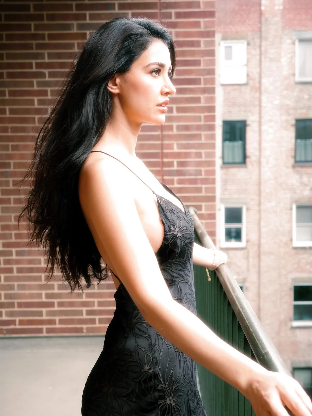 Disha Patani Dazzling Looks in Black Dress