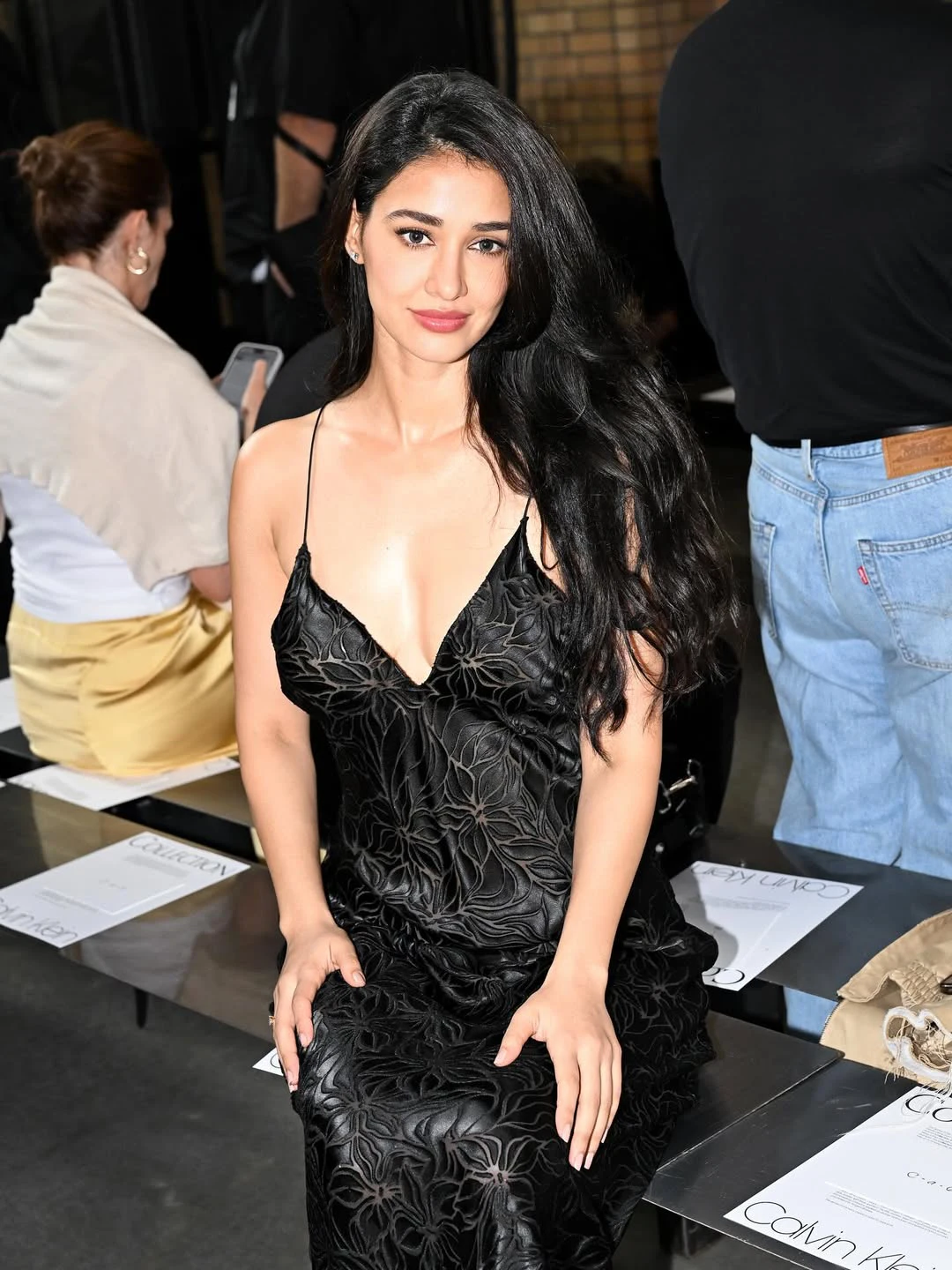 Disha Patani Dazzling Looks in Black Dress