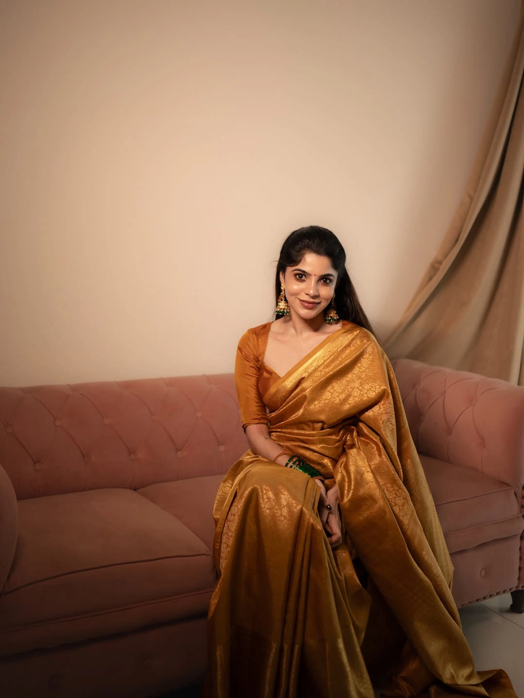 Divyabharathi Shines in Saree