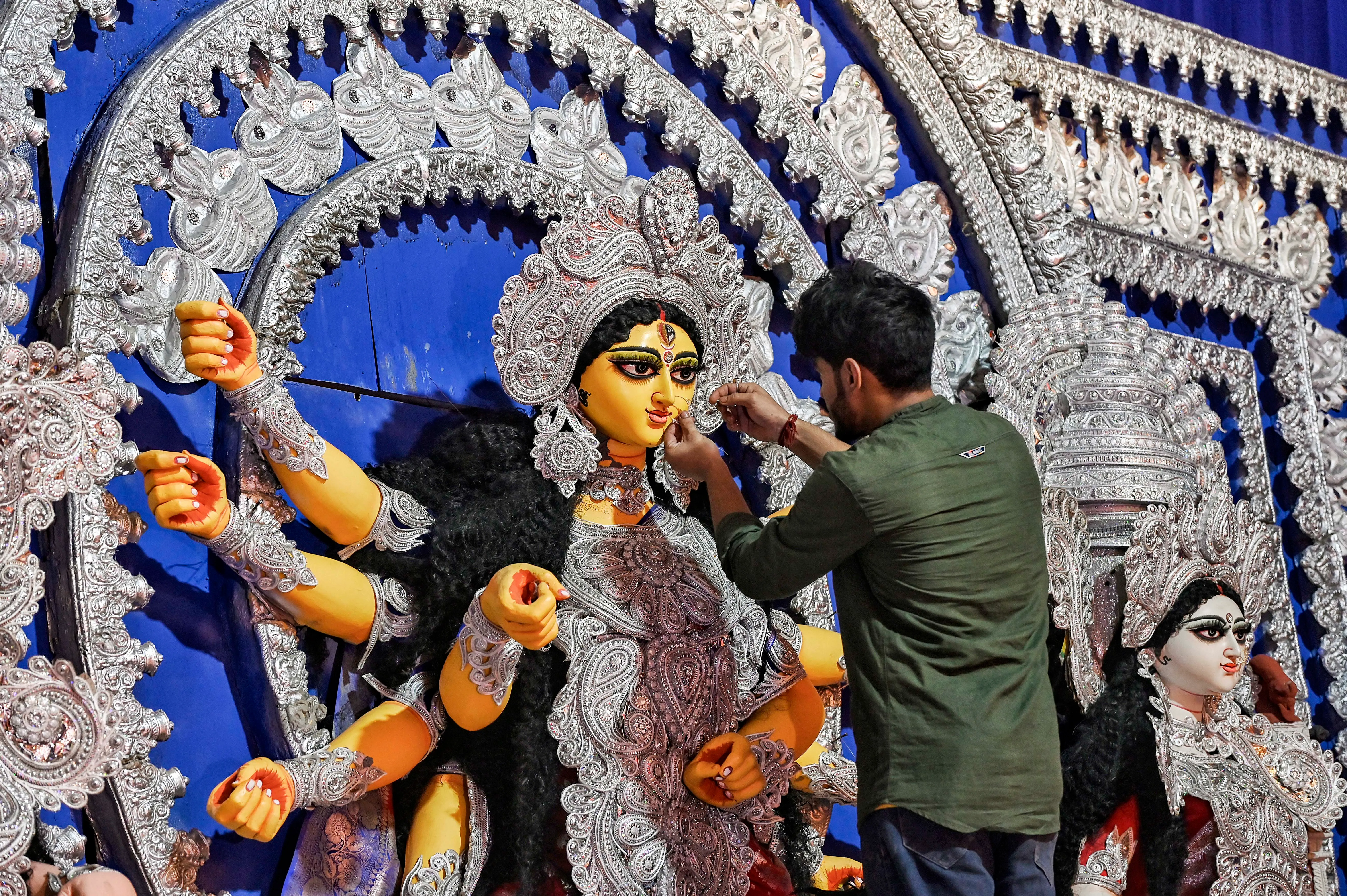 Durga Puja Park Aram Bagh