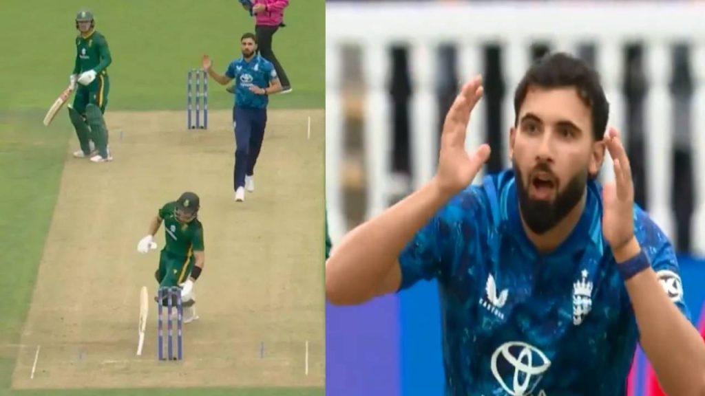 ENG vs SA 2nd ODI Tristan Stubbs narrowly avoided a freak dismissal