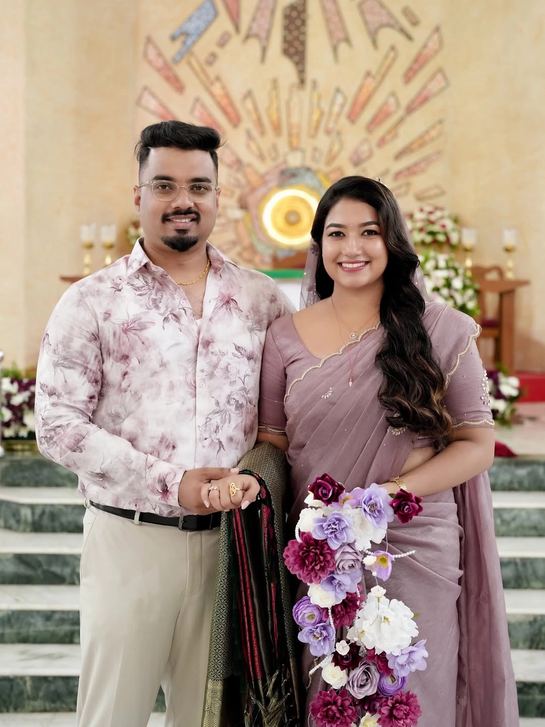Grace Antony Malayalam Actress Engaged with her Lover Aby Tom Cyriac