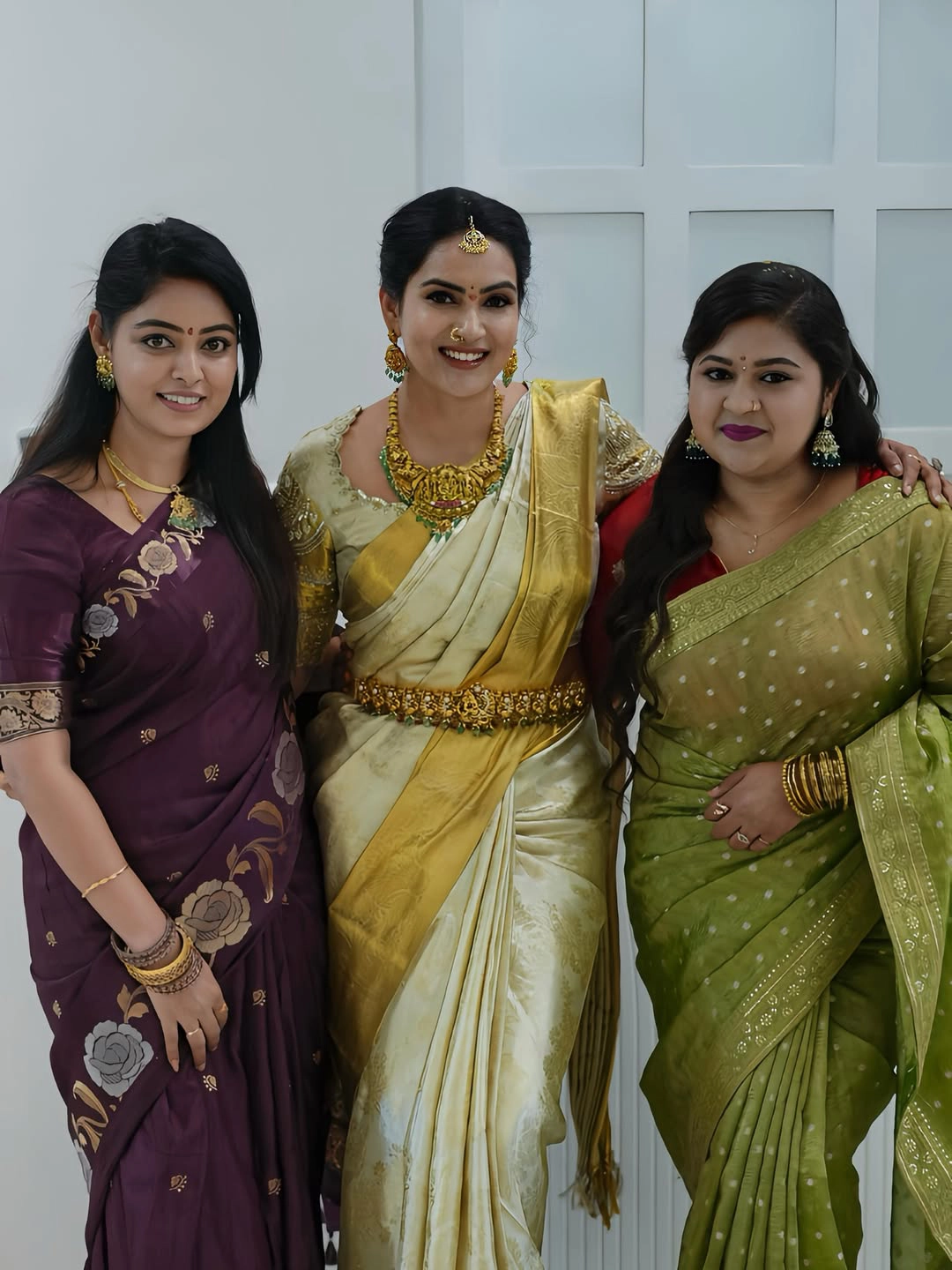 Serial TV Actresses Attends to Himaja Home Pooja