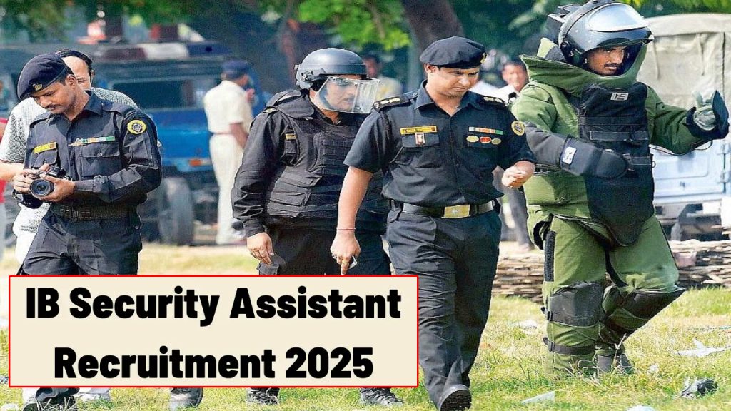 IB Recruitment: Intelligence Bureau has released a notification for 455 posts.