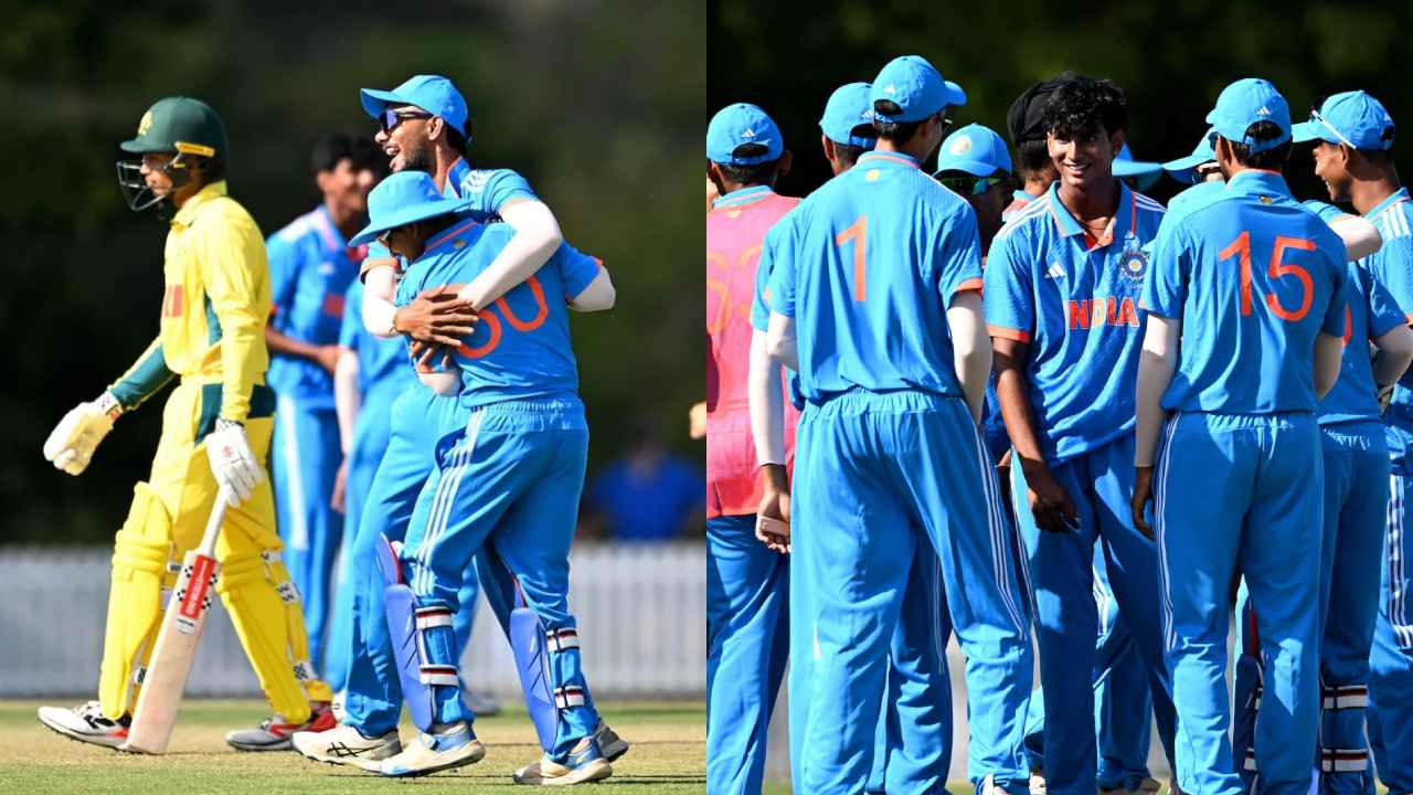 Ind Vs Aus: కుర్రాళ్లు కుమ్మేశారు.. ఆస్ట్రేలియాపై భారత్ ఘన విజయం.. Ind Vs Aus: కుర్రాళ్లు కుమ్మేశారు.. ఆస్ట్రేలియాపై భారత్ ఘన విజయం..