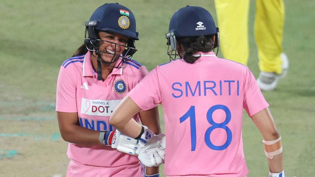 India Women sanctioned for slow over rate in third ODI against Australia