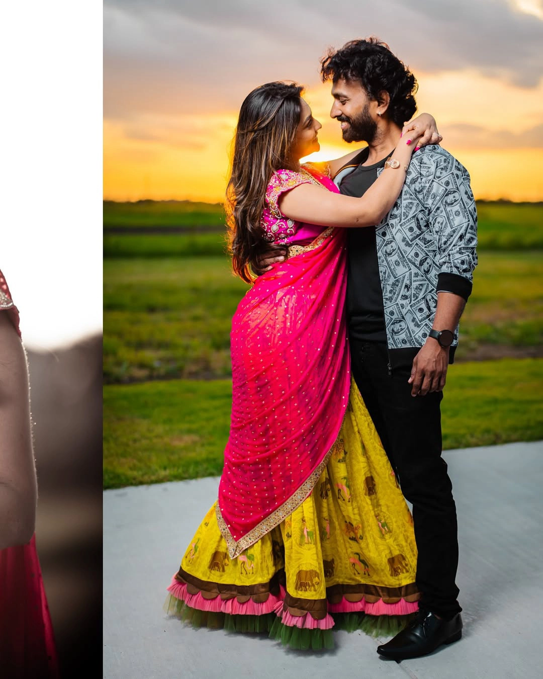 Ishwarya Vullingala Photos with Jabardasth Abhi