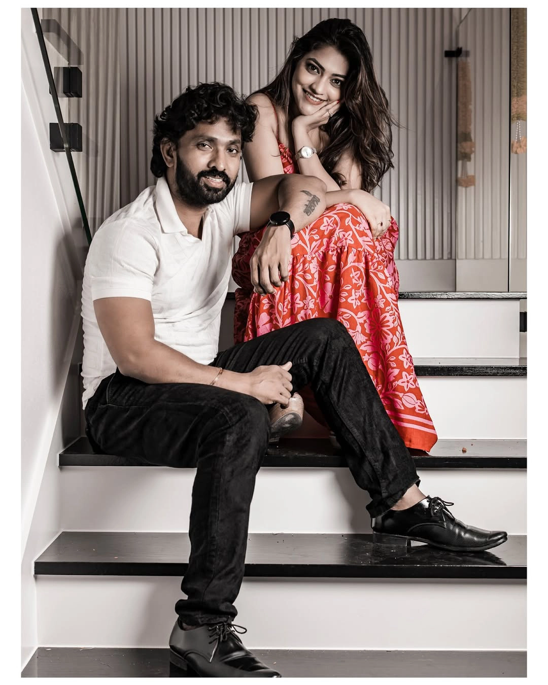 Ishwarya Vullingala Photos with Jabardasth Abhi