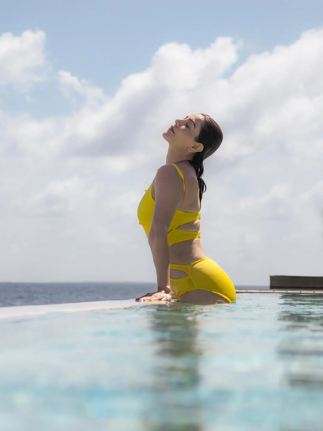 Kajal Aggarwal Enjoying Vacation in Maldives