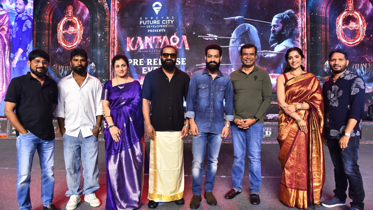 Rishab Shetty Kantara Chapter 1 Pre Release Event