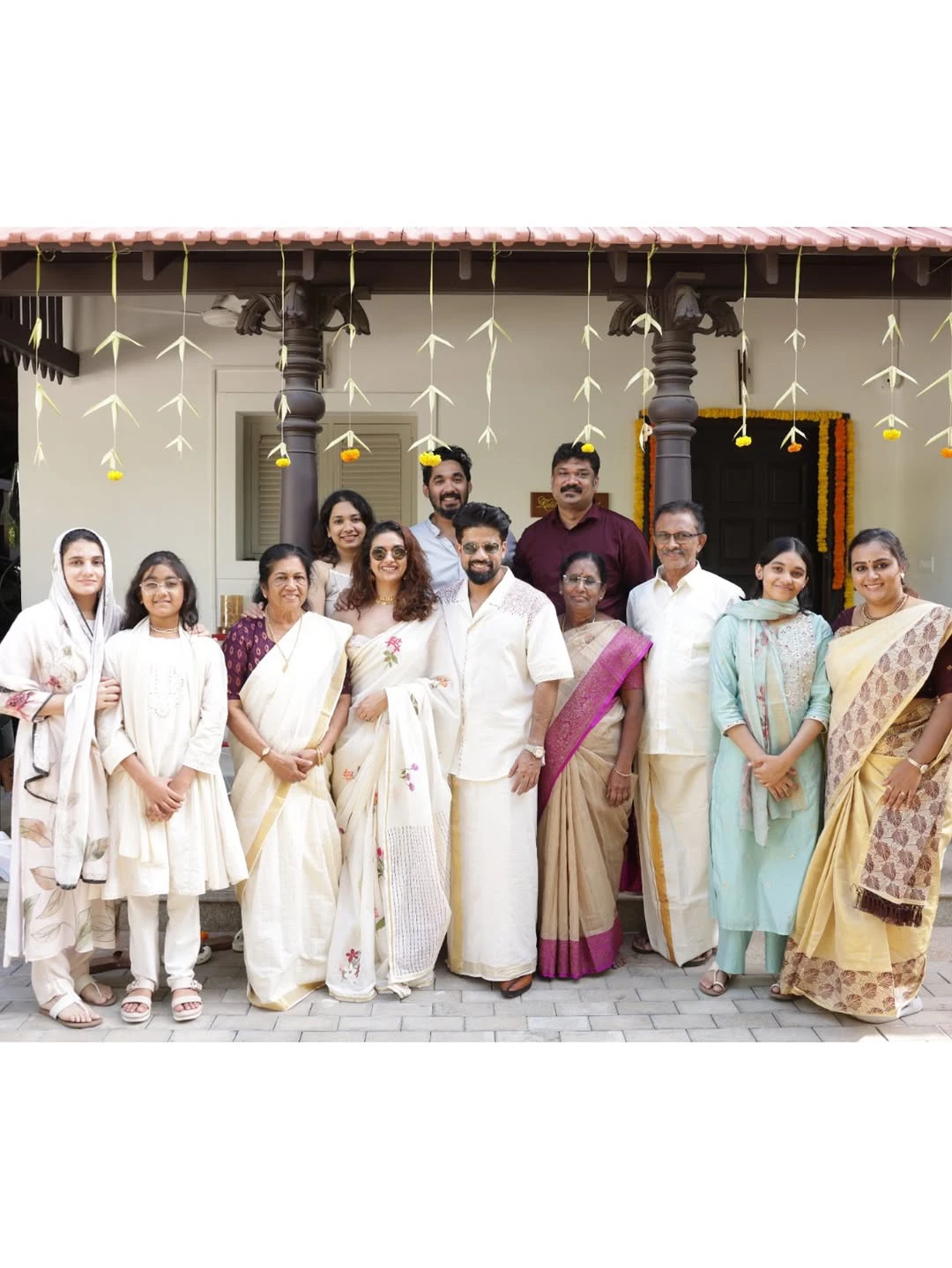 Keerthy Suresh Onam Celebrations with Husband Antony Thattil