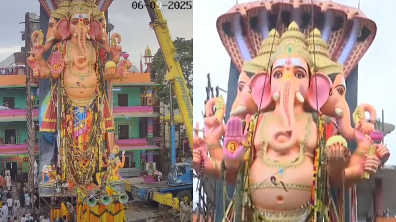 Khairatabad Ganesh Shobhayatra : ఖైరతాబాద్ మహాగణపతి శోభాయాత్ర ప్రారంభం.. ఈ ప్రాంతాల మీదుగా ట్యాంక్బండ్కు.. నిమజ్జనం ఎప్పుడంటే.. Live Khairatabad Ganesh Shobhayatra : ఖైరతాబాద్ మహాగణపతి శోభాయాత్ర ప్రారంభం.. ఈ ప్రాంతాల మీదుగా ట్యాంక్బండ్కు.. నిమజ్జనం ఎప్పుడంటే.. Live