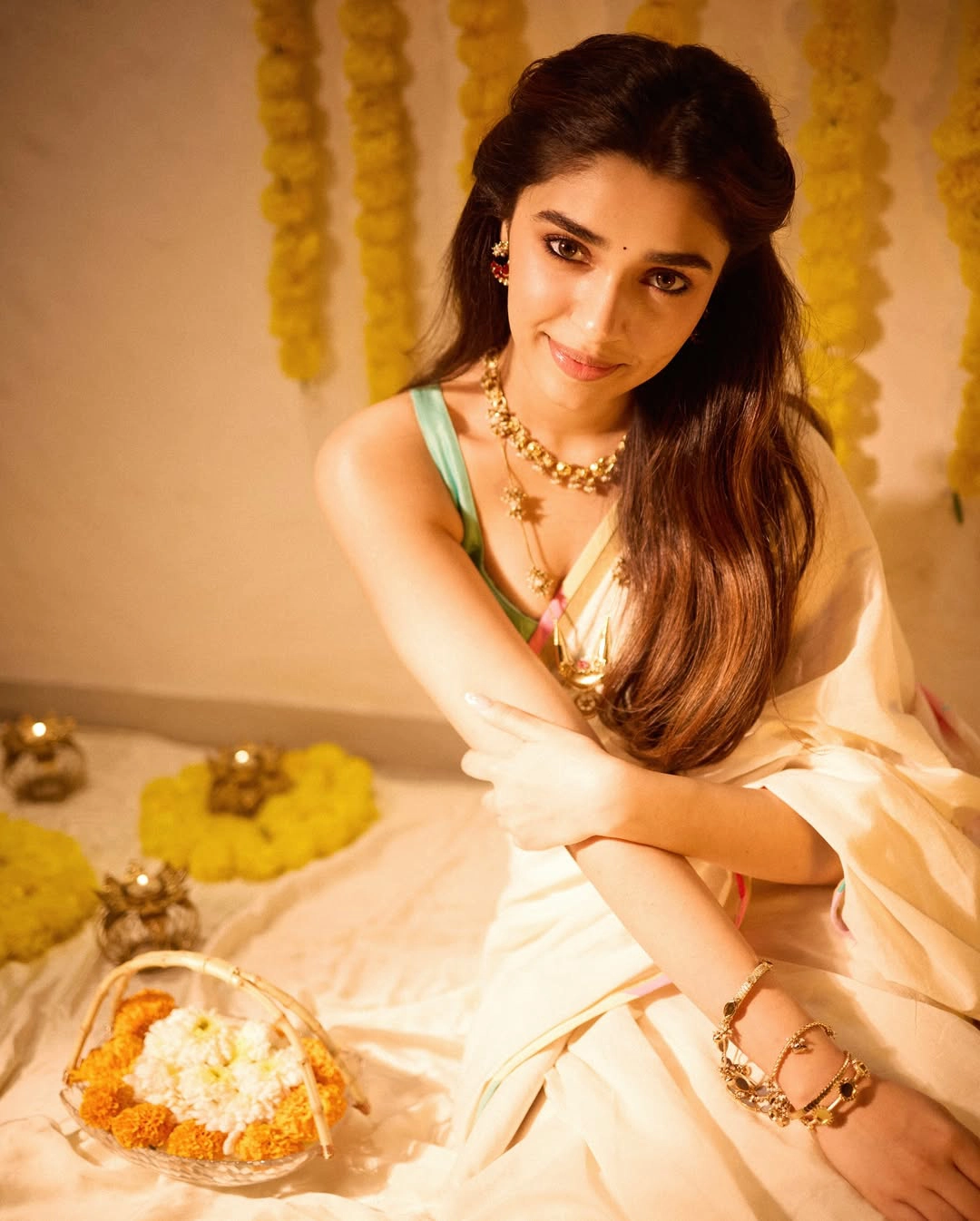 Krithi Shetty Shines on Onam Festival