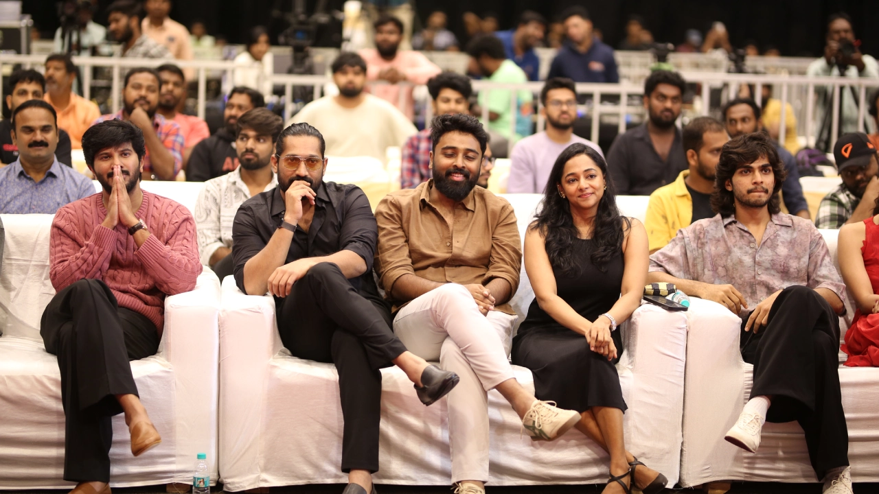 Dulquer Salmaan Kalyani Priyadarshan Lokah Chapter 1 Chandra Success Meet