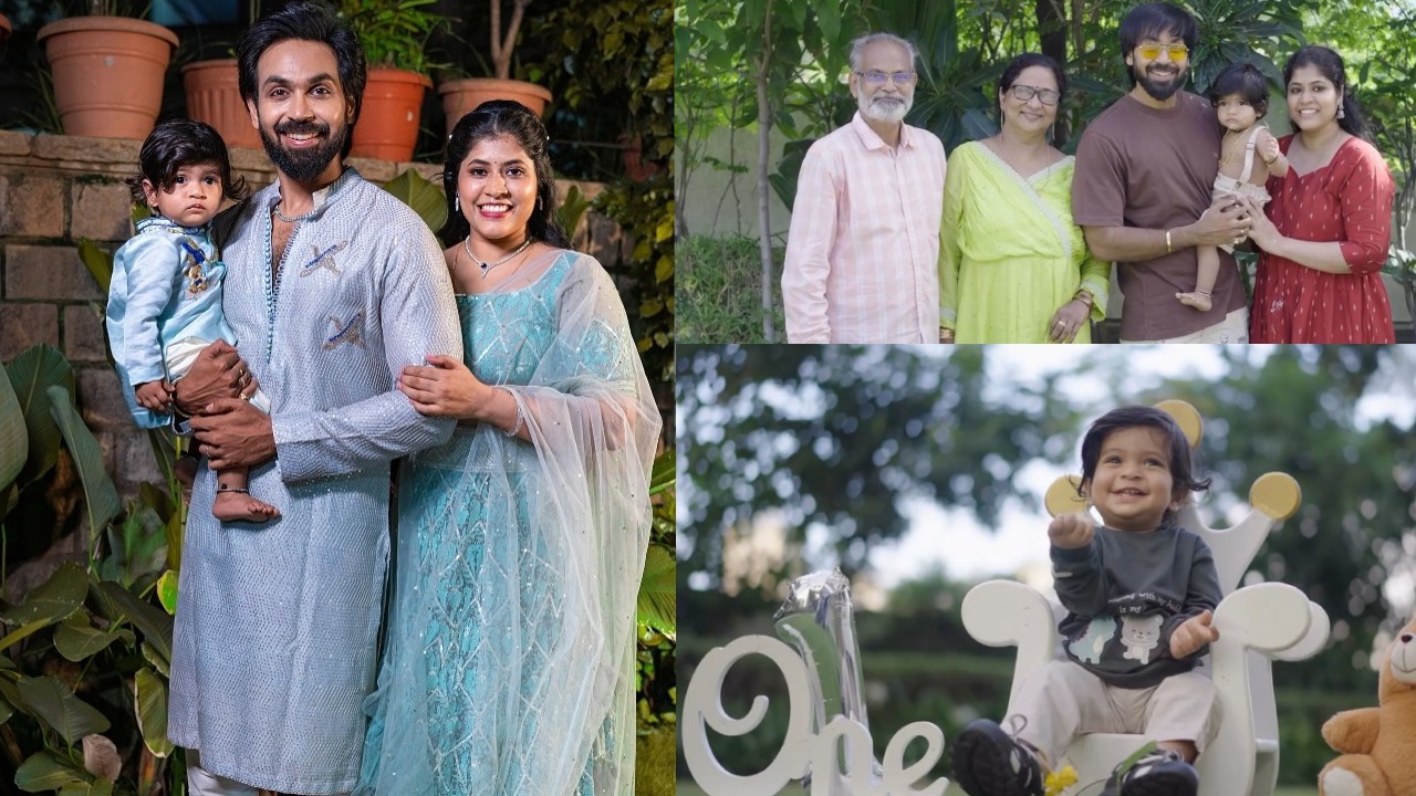 Maanas Nagulapalli : బిగ్ బాస్ ‘మానస్’ కొడుకు ఫస్ట్ బర్త్ డే సెలబ్రేషన్స్.. ఫొటోలు..