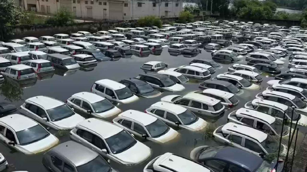 Maruti Stockyard Flooded
