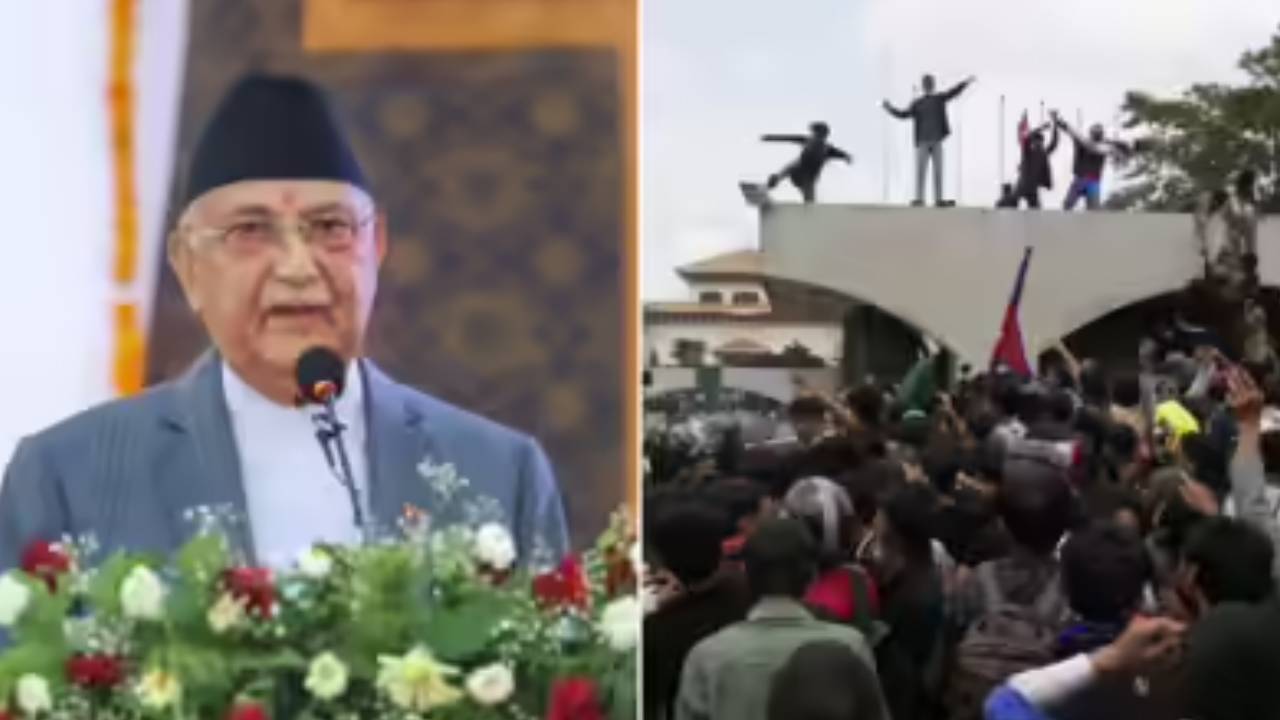 Nepal PM KP Sharma Oli Resigns : నిరసనల ఎఫెక్ట్.. నేపాల్ ప్రధాని కేపీ శర్మ ఓలి రాజీనామా.. సైన్యం చేతుల్లోకి పాలన? Nepal PM KP Sharma Oli Resigns : నిరసనల ఎఫెక్ట్.. నేపాల్ ప్రధాని కేపీ శర్మ ఓలి రాజీనామా.. సైన్యం చేతుల్లోకి పాలన?