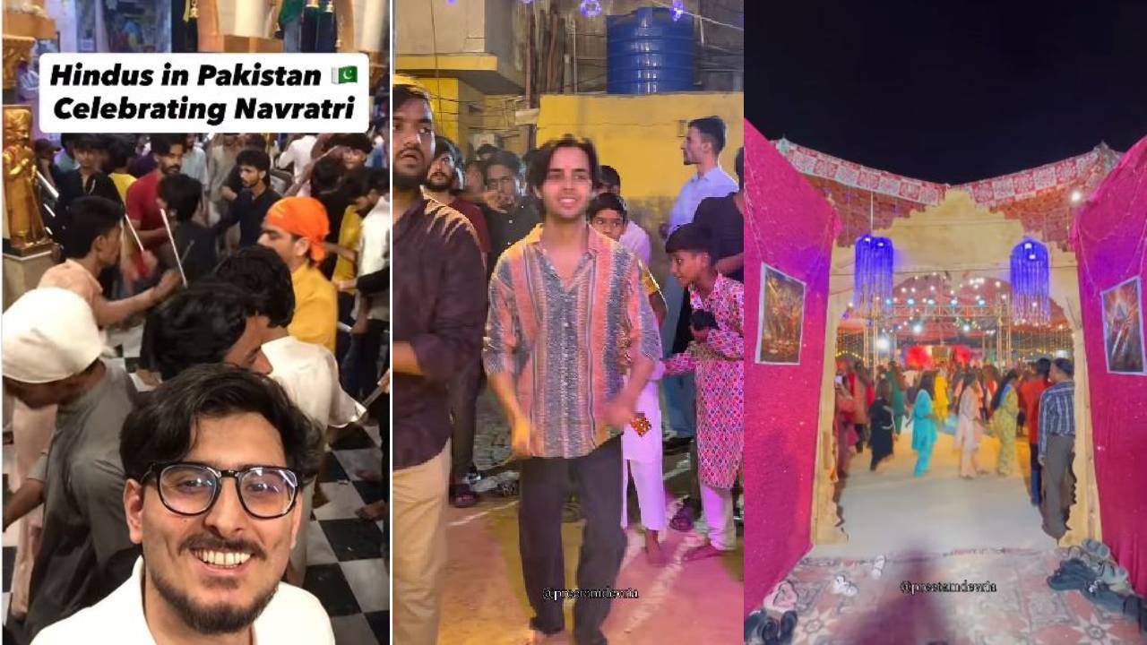 Viral Video: ఇది భారత్ కాదు.. పాకిస్థాన్లో నవరాత్రి సంబరాలు ఏ రేంజ్లో జరుపుకున్నారో చూడండి.. Viral Video: ఇది భారత్ కాదు.. పాకిస్థాన్లో నవరాత్రి సంబరాలు ఏ రేంజ్లో జరుపుకున్నారో చూడండి..