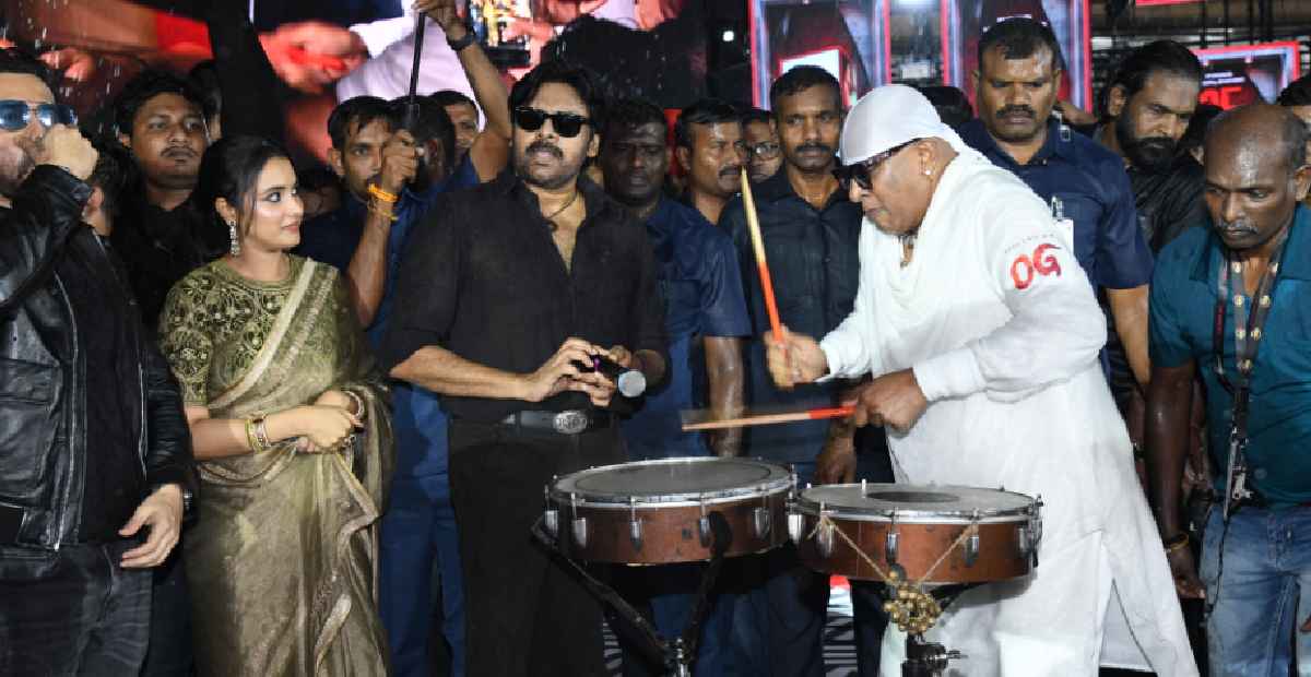 OG Pre Release Event Photos : ఓజీ ప్రీ రిలీజ్ ఈవెంట్ ఫోటోలు..