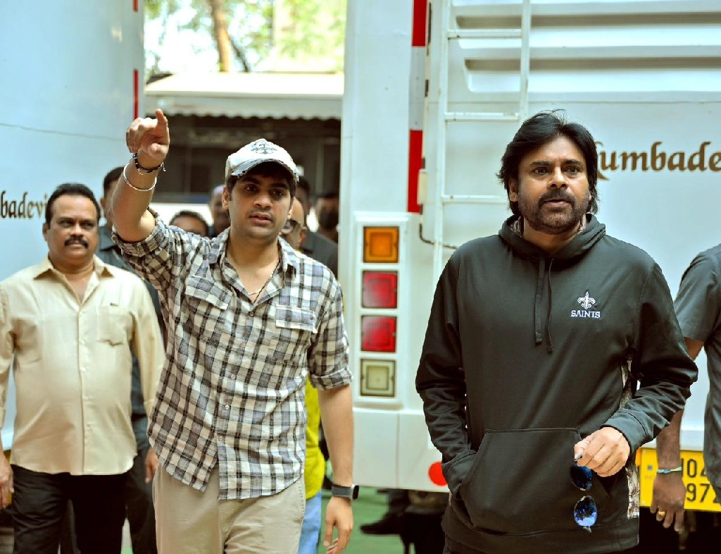 They Call Him OG Pawan Kalyan Movie Working Stills