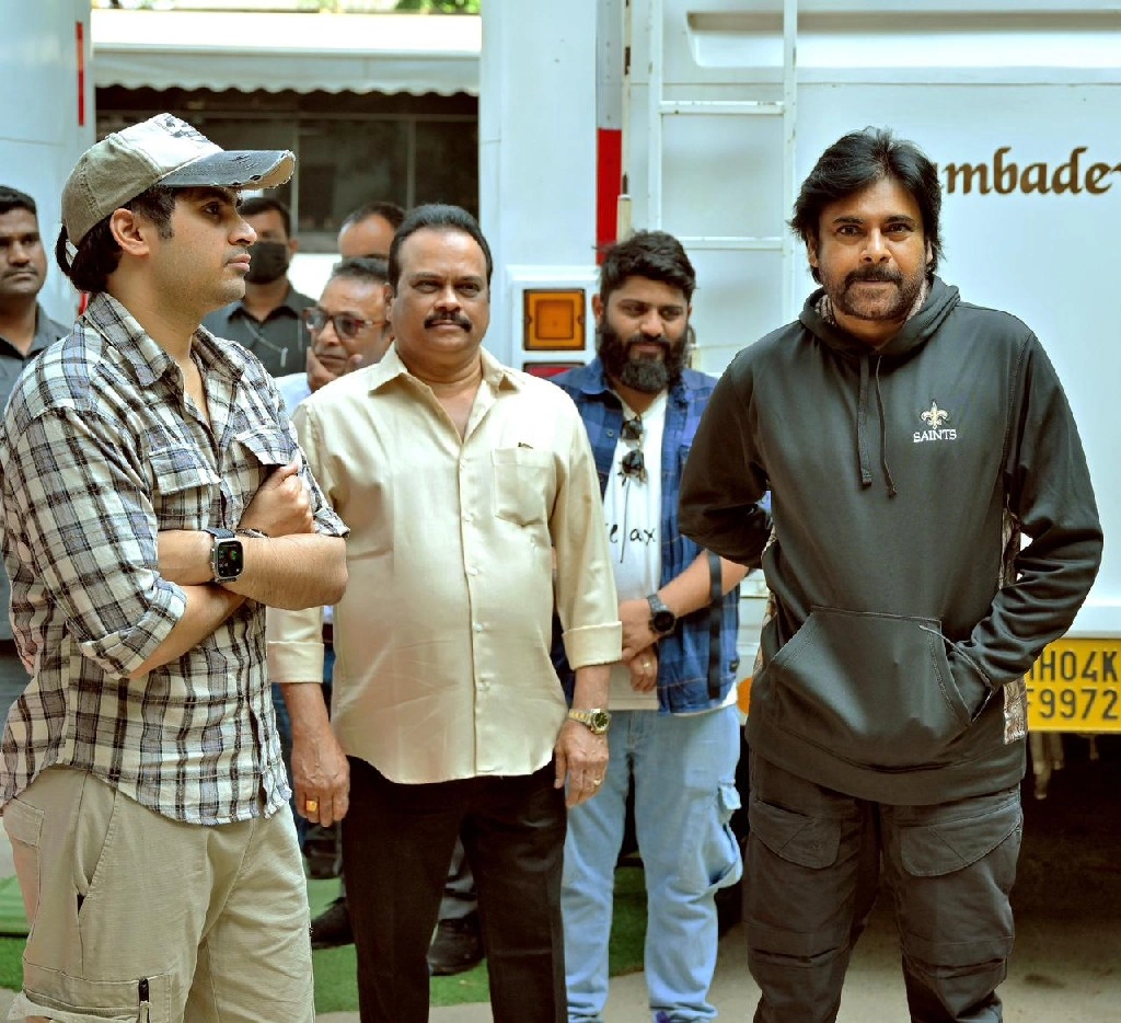 They Call Him OG Pawan Kalyan Movie Working Stills