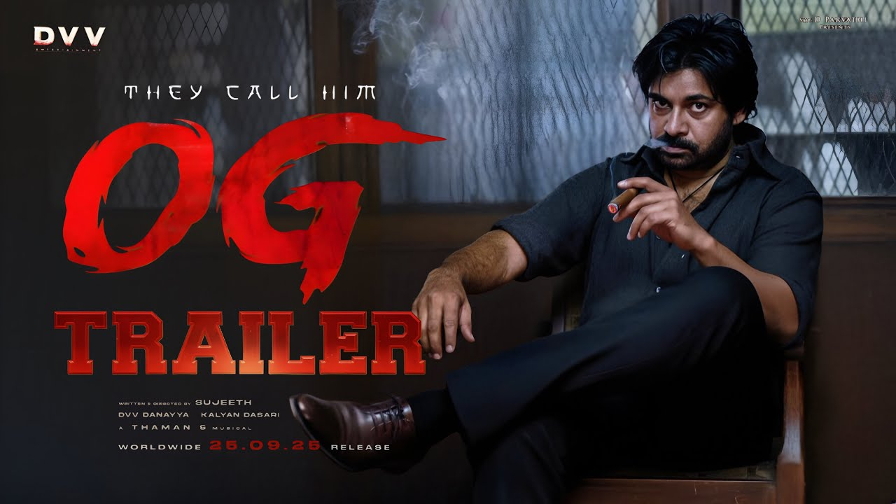 OG Trailer: పవన్ కళ్యాణ్ ఓజీ ట్రైలర్ వచ్చేసింది OG Trailer: పవన్ కళ్యాణ్ ఓజీ ట్రైలర్ వచ్చేసింది