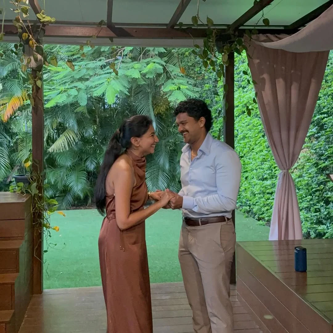 Sai Pallavi Sister Pooja Kannan First Wedding Anniversary Special Photos with Husband
