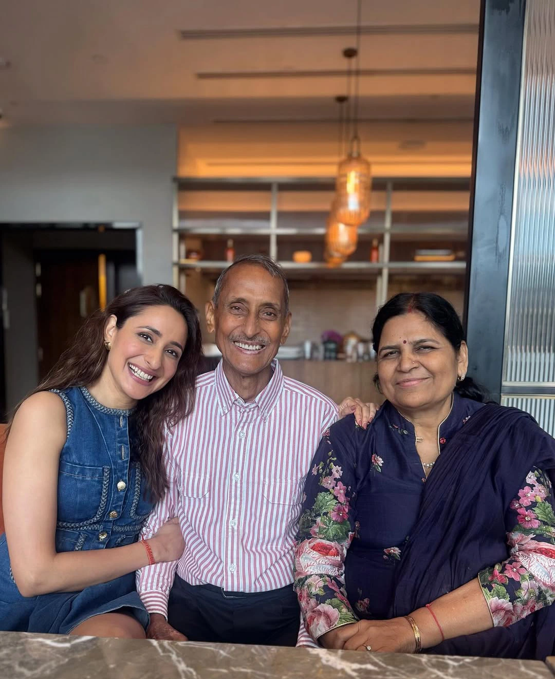 Pragya Jaiswal Celebrates her Father Birth Day Celebrations