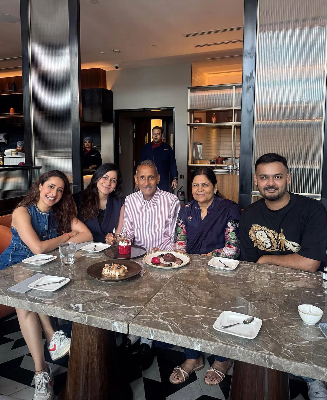 Pragya Jaiswal Celebrates her Father Birth Day Celebrations