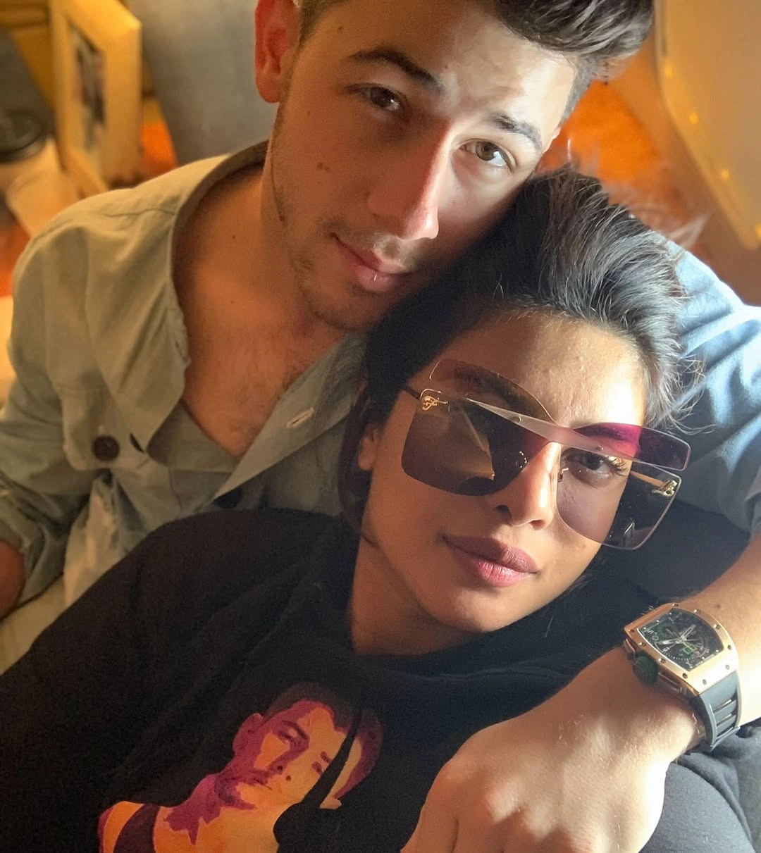 Priyanka Chopra Cute Photos with her Husband Nick Jonas