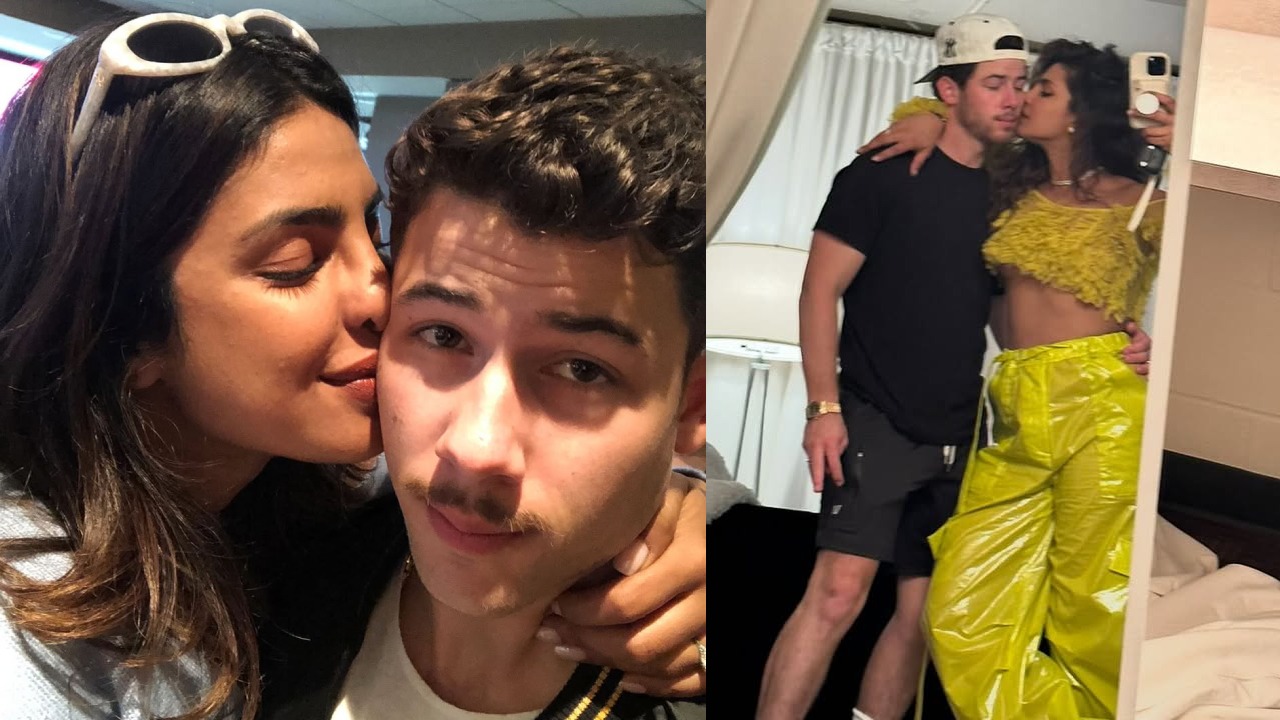 Priyanka Chopra : నిక్ జోనస్ బర్త్ డే.. భర్తతో క్యూట్ ఫొటోలు షేర్ చేసిన మహేష్ బాబు హీరోయిన్..