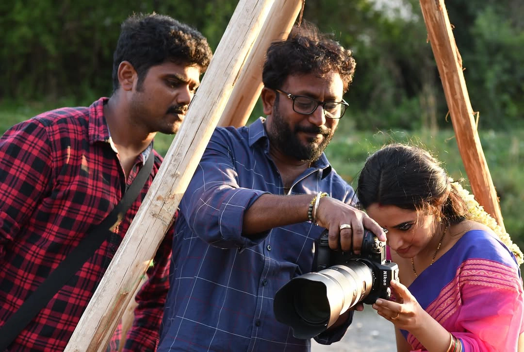 Priyanka Mohan Working Stills from They Call Him OG Movie
