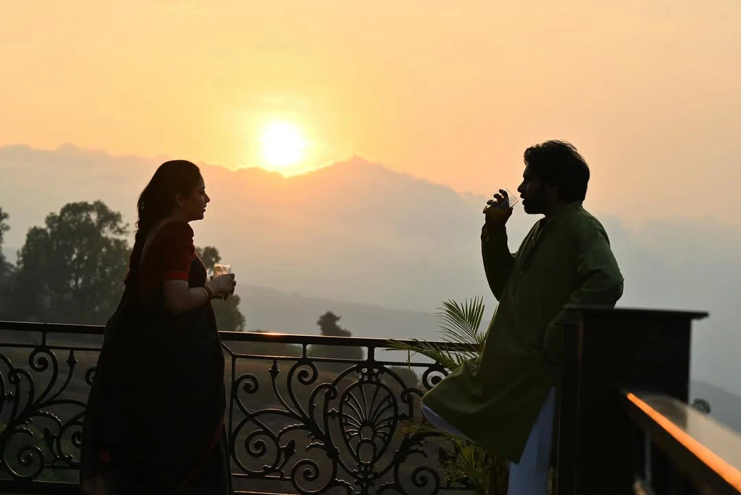 Priyanka Mohan Pawan Kalyan Special Photos from OG Movie Sets
