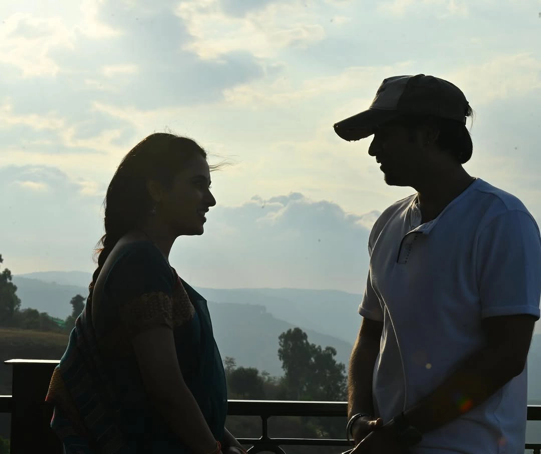 Priyanka Mohan Working Stills from They Call Him OG Movie