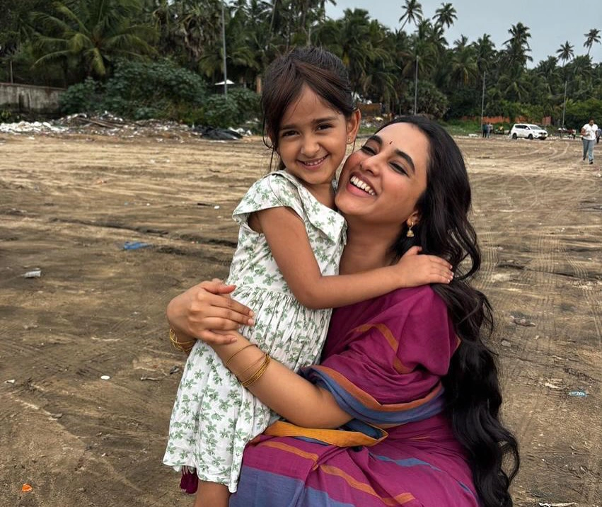 Priyanka Mohan Working Stills from They Call Him OG Movie
