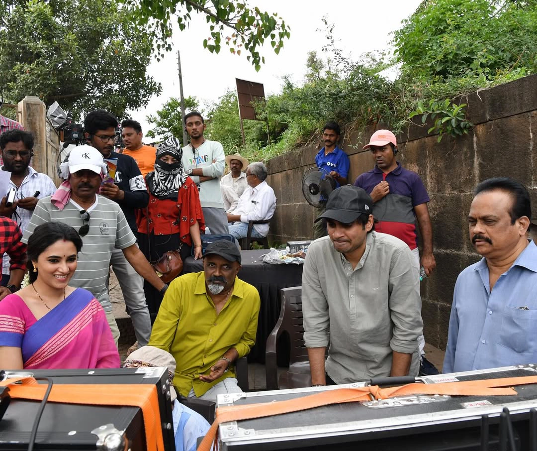 Priyanka Mohan Working Stills from They Call Him OG Movie
