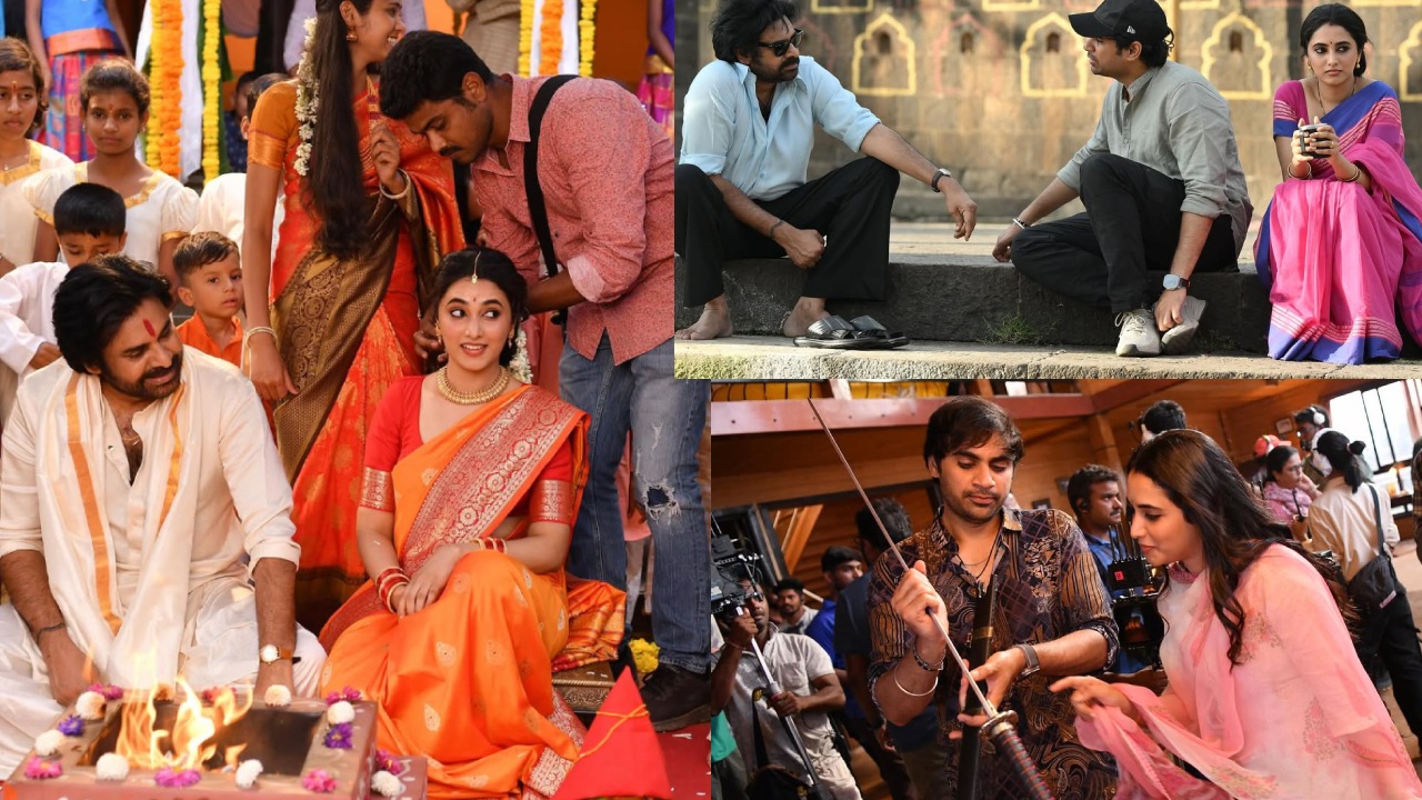 Priyanka Mohan : OG సినిమా.. హీరోయిన్ ప్రియాంక మోహన్ వర్కింగ్ స్టిల్స్..