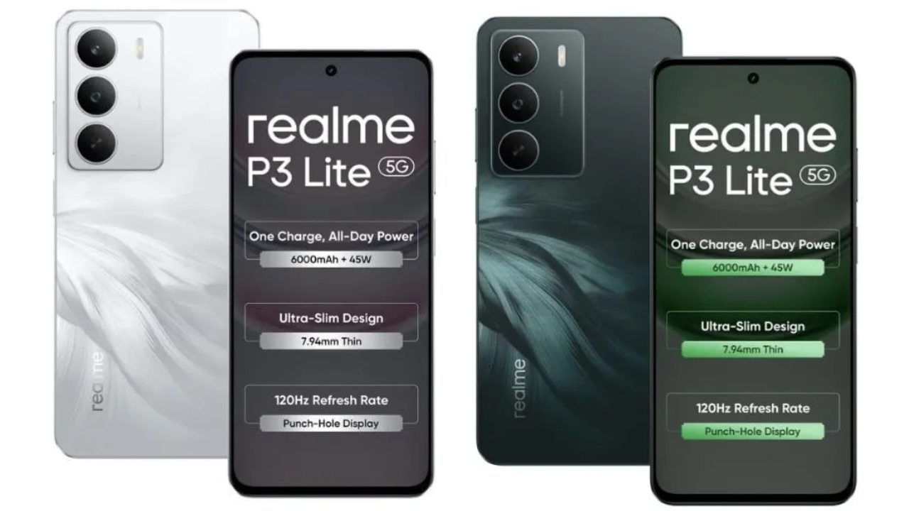 Realme P3 Lite 5G Price : కిర్రాక్ ఫీచర్లతో రియల్మి P3 లైట్ 5G ఫోన్ వస్తోందోచ్.. ఈ నెల 13నే లాంచ్.. ధర ఎంత ఉండొచ్చంటే? Realme P3 Lite 5G Price : కిర్రాక్ ఫీచర్లతో రియల్మి P3 లైట్ 5G ఫోన్ వస్తోందోచ్.. ఈ నెల 13నే లాంచ్.. ధర ఎంత ఉండొచ్చంటే?