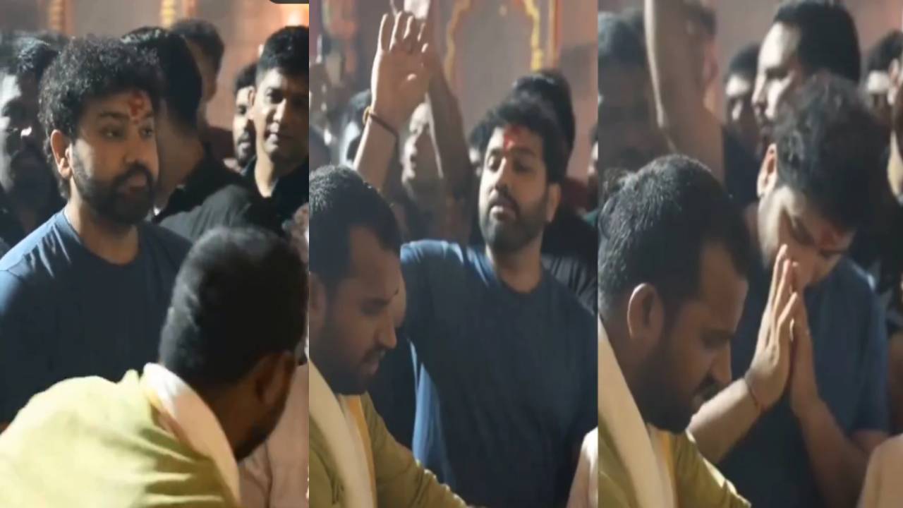Rohit Sharma : అభిమానుల పై రోహిత్ శర్మ అసహనం.. వినాయకుడి ముందు.. నా పేరు ఎందుకు? Rohit Sharma : అభిమానుల పై రోహిత్ శర్మ అసహనం.. వినాయకుడి ముందు.. నా పేరు ఎందుకు?