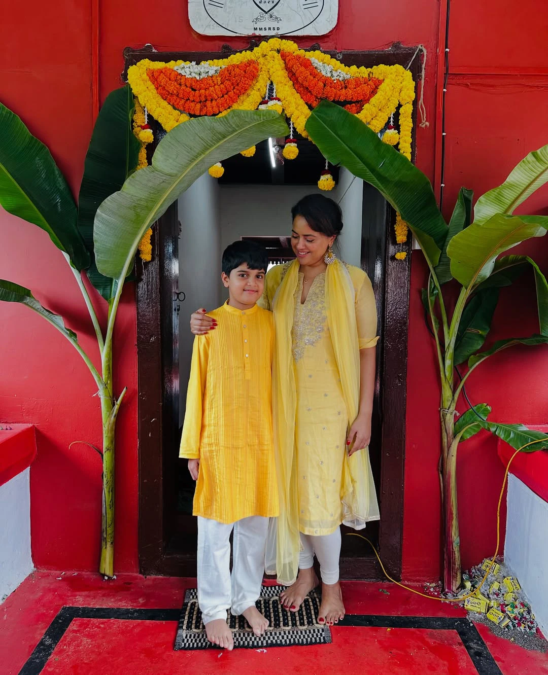 Sameera Reddy Family Photos