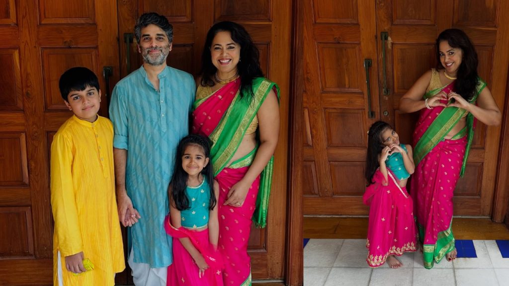 Sameera Reddy NTR Favorite Actress Cute Family Photos