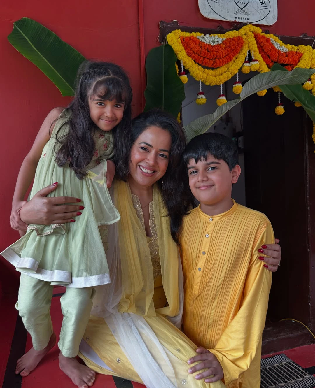 Sameera Reddy Family Photos