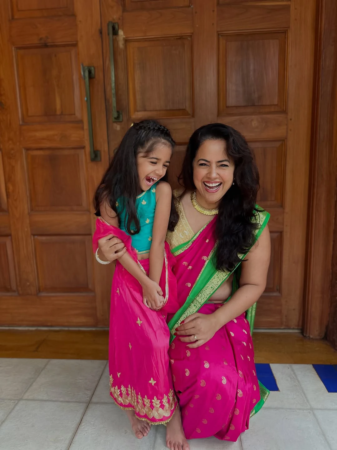 Sameera Reddy Family Photos