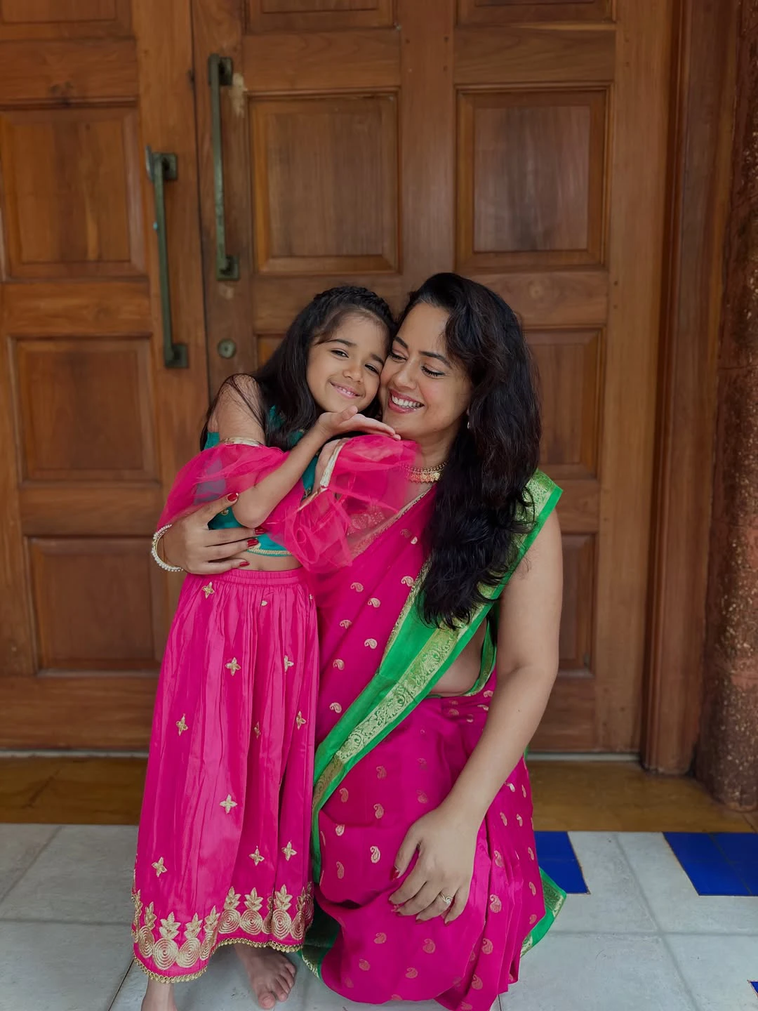 Sameera Reddy Family Photos