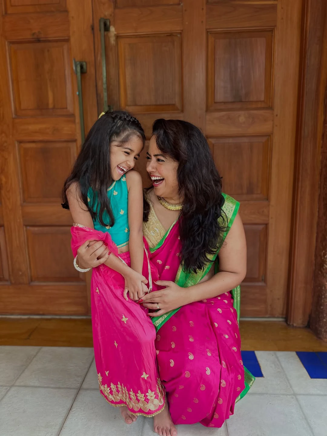 Sameera Reddy Family Photos