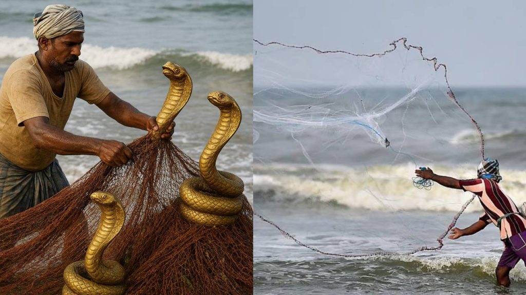 Serpent Idols in Fisherman nets