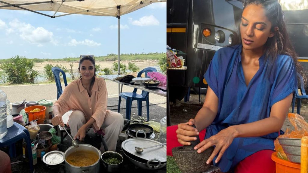 Sobhita Dhulipala Cooking in Shooting Gap