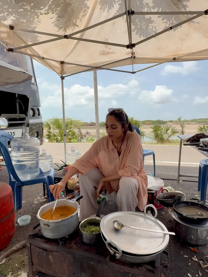 Sobhita Dhulipala Cooking in Shooting Gap