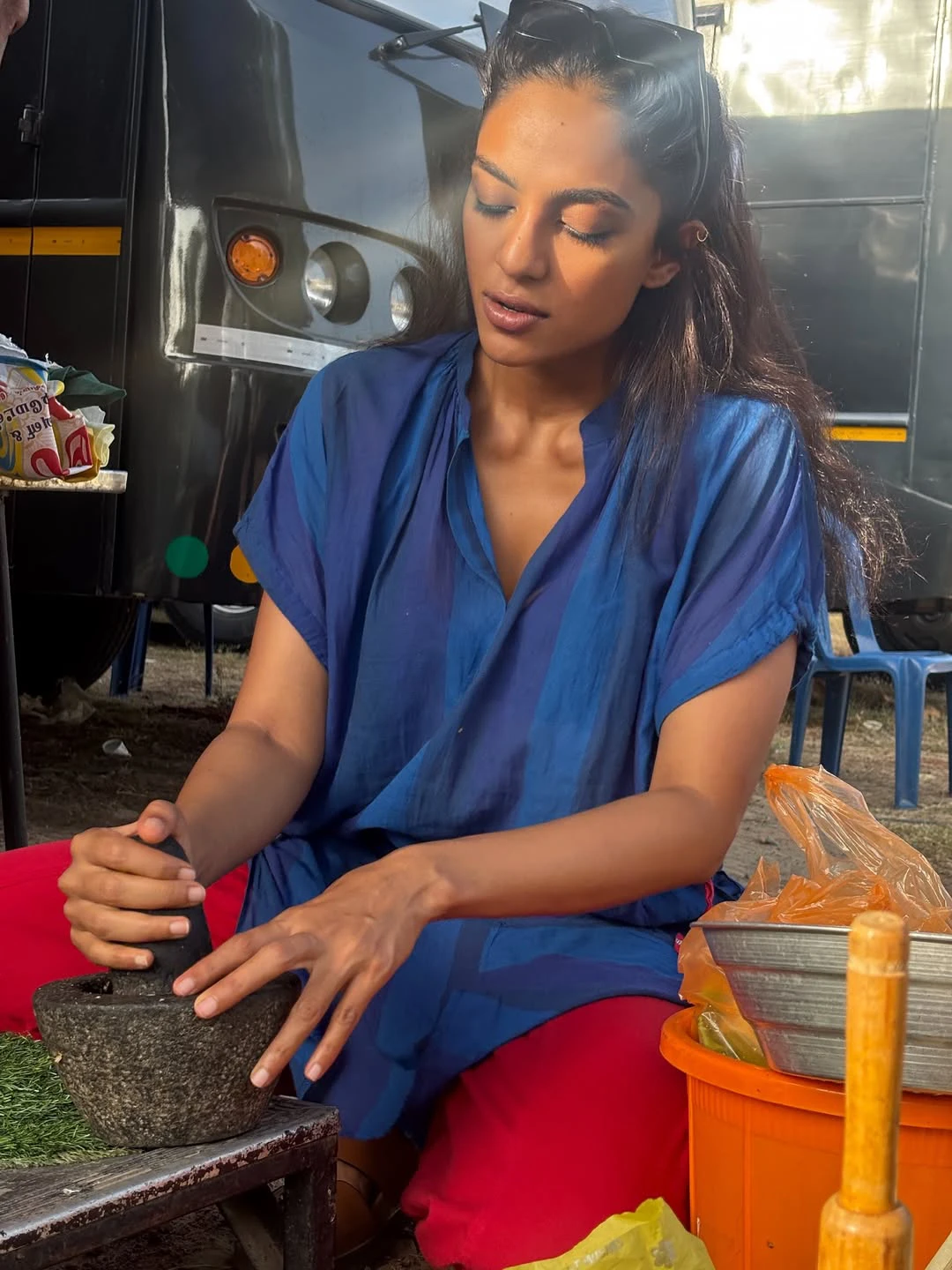 Sobhita Dhulipala Cooking in Shooting Gap